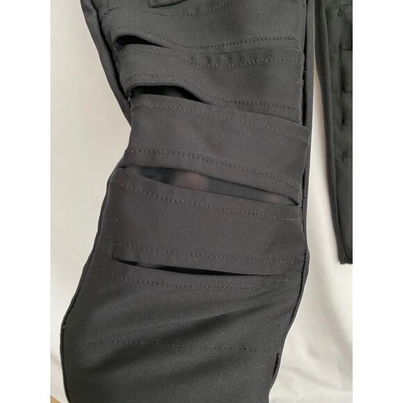 Jockey Black High Rise Workout Crop Leggings Small - Picture 5 of 9